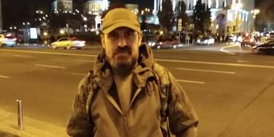 Самоспалення на Майдані Незалежності на знак протесту проти політики президента Володимира Зеленського