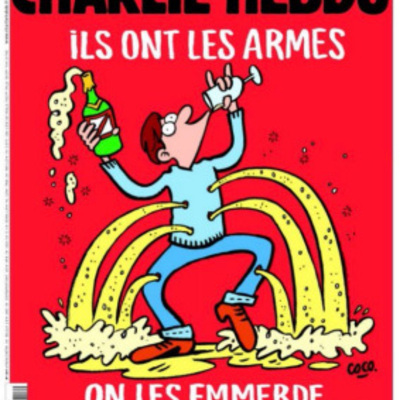 Charlie Hebdo намалював нову карикатуру на теракти в Парижі (ФОТО)