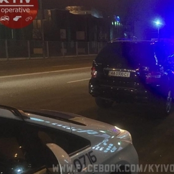 Київська поліція влаштувала гонитву за п'яними «СБУшниками» (фото)