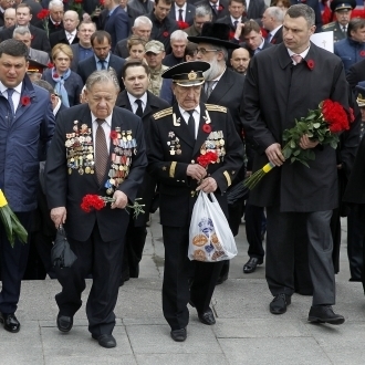 Віталій Кличко привітав ветеранів і поспілкувався з ними у неформальній атмосфері