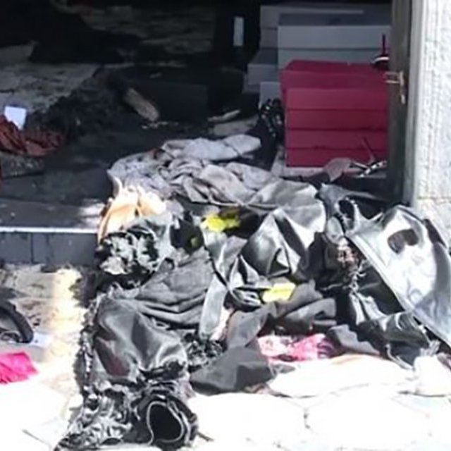 У Вінниці невідомі на мотоциклі підірвали магазин (фото, відео)