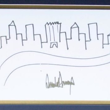 У США на аукціоні продадуть малюнок Трампа (фото)