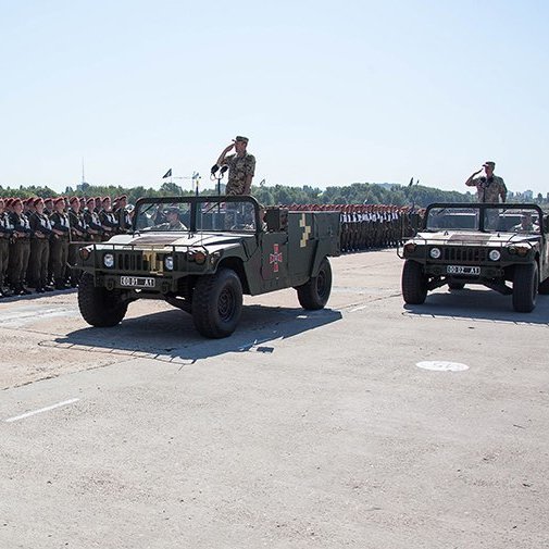 Нацгвардійці готуються до військового параду до Дня Незалежності (фото, відео)