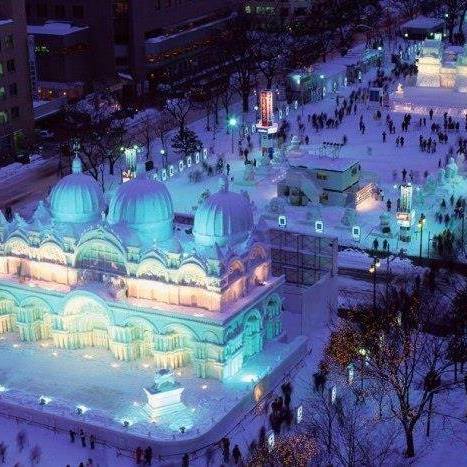 В Японії відкрився сніговий фестиваль «Юкі мацурі»
