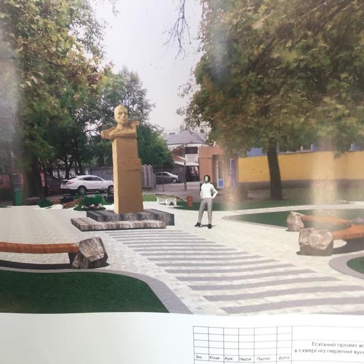 У Житомирі з'явиться пам’ятник Бандері (фото)