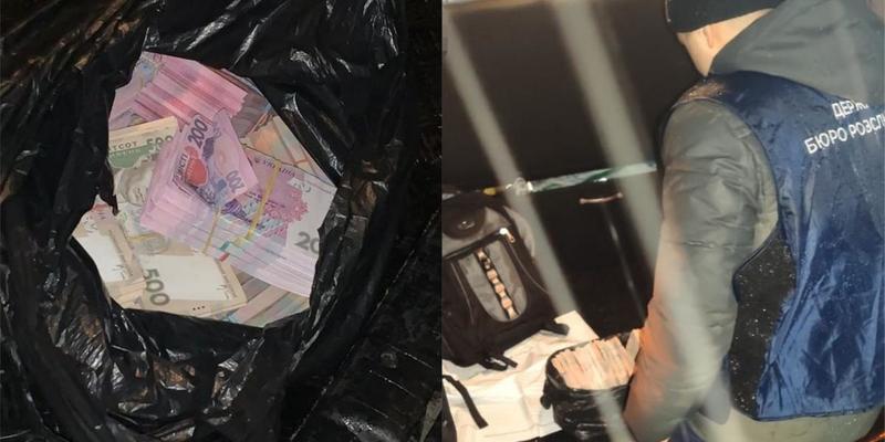 Чиновника Кабміну затримали з 2 мільйонами гривень хабаря у чорному пакеті: фото