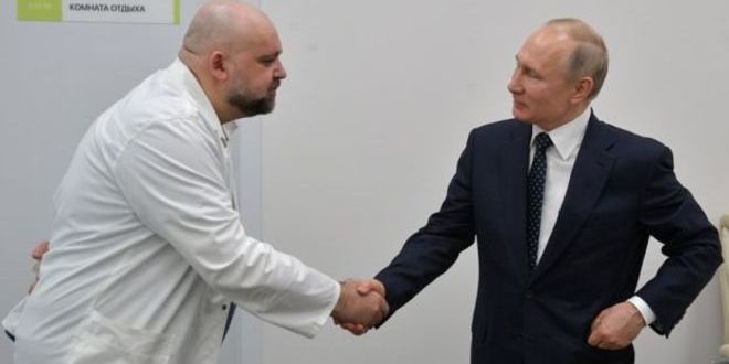 У лікаря, який тиждень тому потис руку Путіну, виявили коронавірус