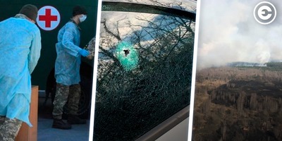 Найголовніше за день: перша смерть від коронавірусу в ЗСУ, обстріл бойовиками автомобіля з журналістами та пожежі в Чорнобильській зоні
